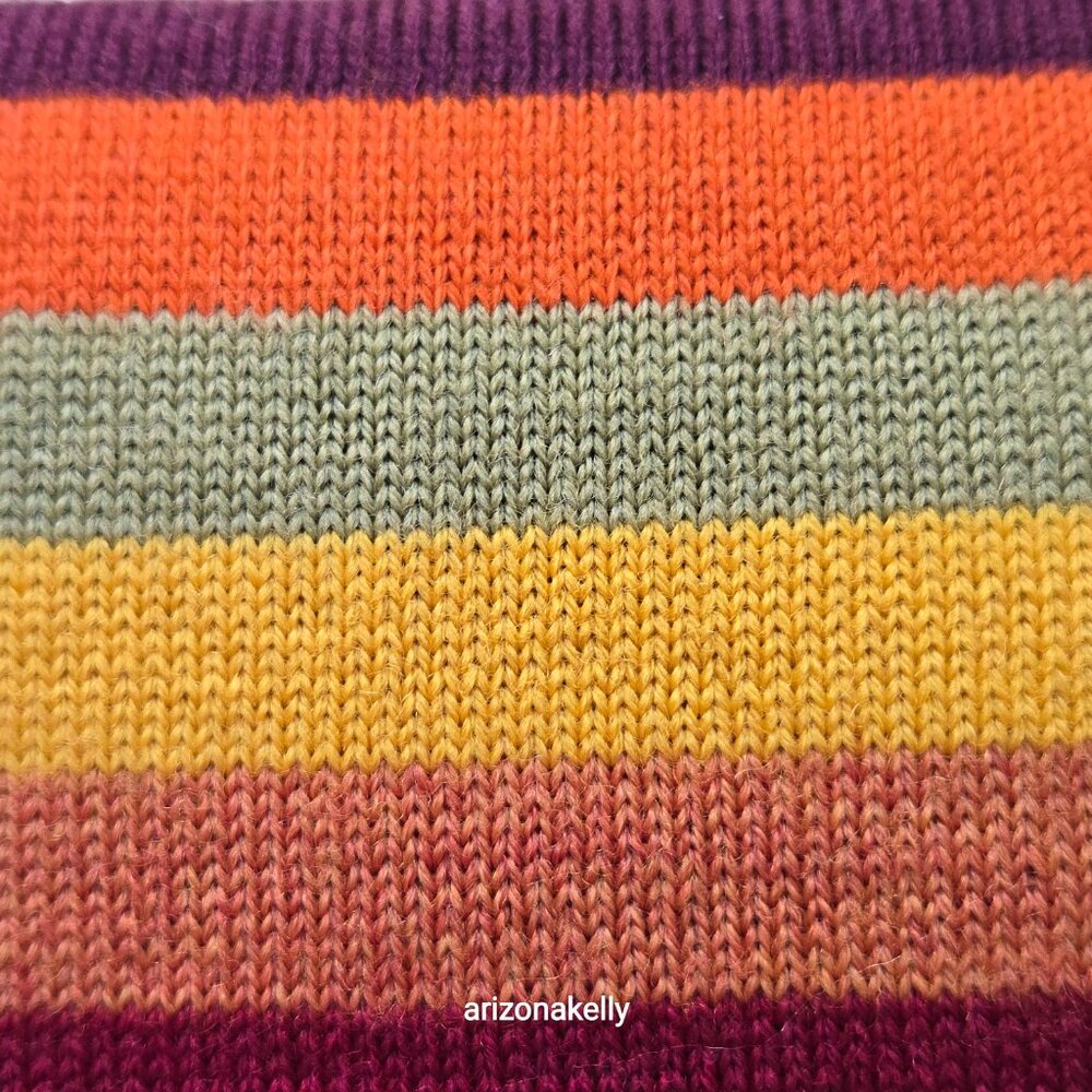 NWOT Mia Zia Merino Knit Stripe Scarf Belguim - Picture 11 of 11